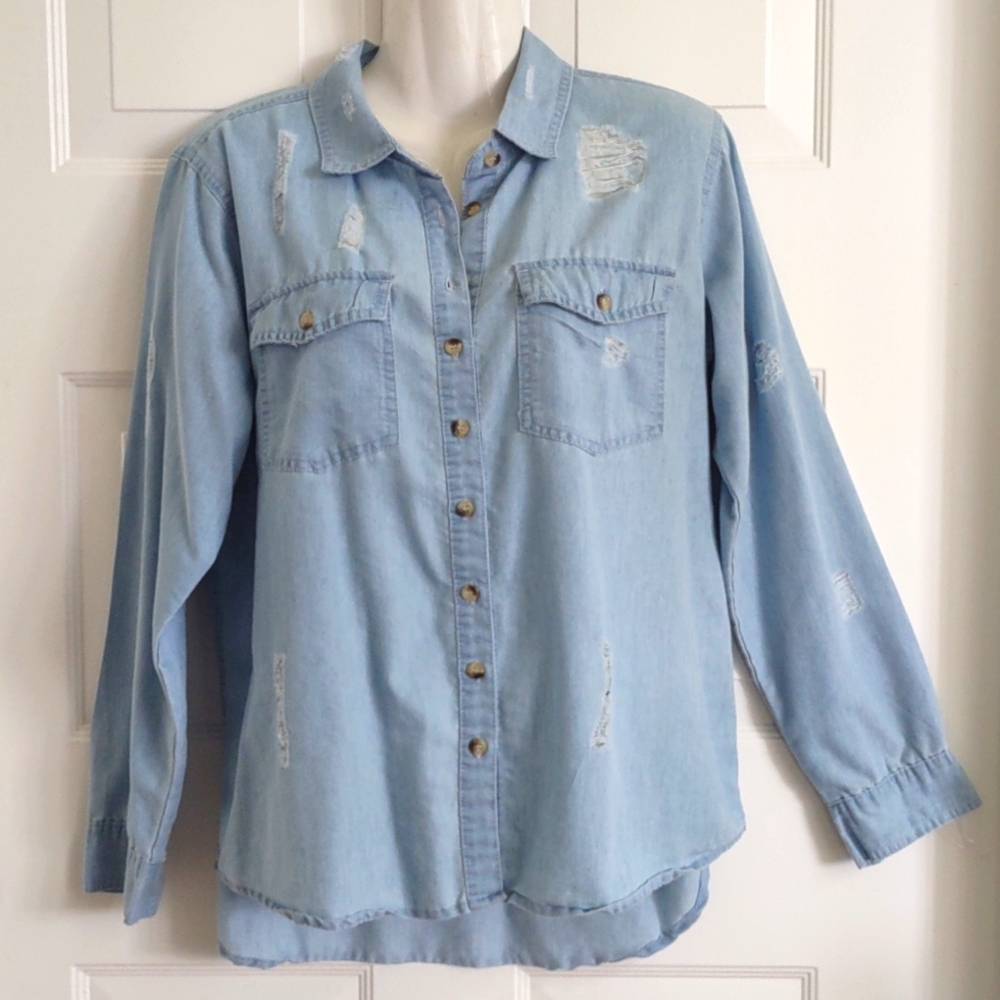 Taxi Distressed Buttondown